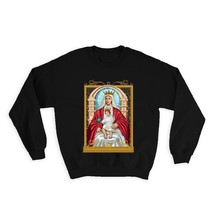 Our Lady Of Coromoto : Gift Sweatshirt Catholic Virgin Mary Baby Jesus Religious - £23.28 GBP