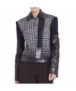 BCBG Max Azria Madison Moto Jacket MJP4G693 $398 XXS Motorcycle jacket D... - $51.43