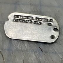 ORIGINAL WORLD WAR 2 WW2 DOG TAG Joseph Whitcomb T-45 O P - $17.10