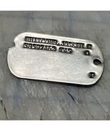 ORIGINAL WORLD WAR 2 WW2 DOG TAG Joseph Whitcomb T-45 O P - $24.11 CAD