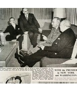 1952 Winston Churchill Harry Truman NY Washington UK Sphere Magazine Pri... - $551.07 MXN