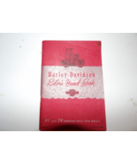 Harley-Davidson Rider&#39;s Hand Book 61 and 74 Overhead Valve Twin Models /... - €57,78 EUR