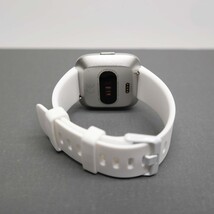 Fitbit Versa Lite Edition FB415 Smartwatch - Silver with White Silicone Band image 3