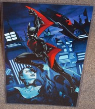 Batman Beyond vs Inque Glossy Art Print 11 x 17 In Hard Plastic Sleeve - £19.65 GBP