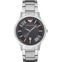 Emporio Armani AR11179 Black Dial Stainless Steel Bracelet Men’s Watch - $2,743.00 MXN