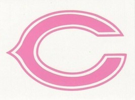 Pink Chicago Bears fire helmet decal sticker window hard hat laptop - £2.75 GBP+