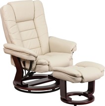 Flash Furniture Bali Contemporary Multi-Position Leathersoft Recliner, Beige - £393.14 GBP