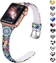 Henva Compatible with iWatch Band 40mm 38mm for Women, Fashion Soft Thin Wristba - £15.99 GBP