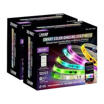 Led Strip Lights Lighting Under Kitchen Cabinets Outdoor Tape Smart Remote 40 Ft - $86.99