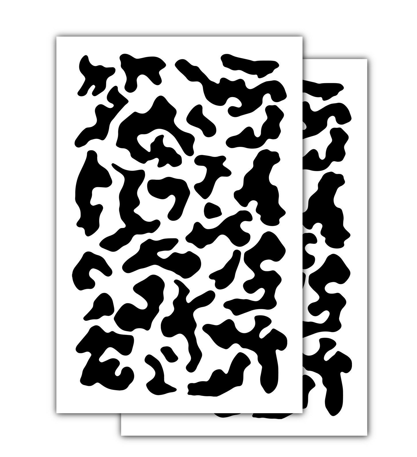 2 PACK Mylar Camo Stencils Camouflage Gun Paint Cerakote Small Army Mult... - $12.99