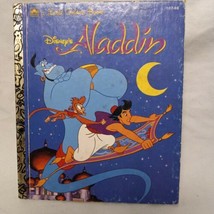 VintageDisney&#39;s Aladdin - A Little Golden Book 1993 Hardcover 107-88 - £4.64 GBP