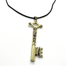 Attack On Titan Eren Key Pendant Necklace Gold Tone Amulet Fashion Anime... - $10.28
