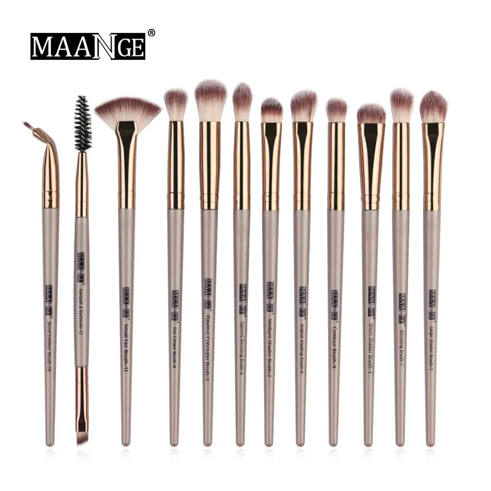 MAANGE brushes12/18/20 Makeup brushes set +Brush bag +Sponge Pro Beauty Make up  - £32.56 GBP