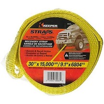 Keeper 89933 30&#39; x 3&quot; Vehicle Recovery Strap, 15,000 lbs. Max Vehicle We... - $50.89