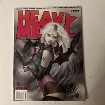 HEAVY METAL # 277 COVER A LUIS ROYO Signed By Forte HORROR SPECIAL  SKINNER - £22.37 GBP
