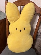 Rare Peeps 24&quot; Yellow Bunny Large Jumbo Giant Plush Stuffed Animal - £23.64 GBP