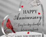 Happy Anniversary Cardinal Gift for Women Anniversary Wedding Gifts Anni... - £16.95 GBP