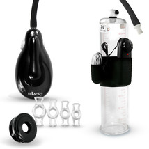 LeLuv eGrip Electric Vibrating Penis Pump | Silicone Hose | Soft Seal &amp; Donut - £69.82 GBP+