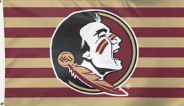 Florida State University Seminoles Deluxe Grommet Flag Licensed 3&#39; x 5&#39; - £41.77 GBP