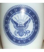 USN US Navy white ceramic corning-style glass coffee mug/cup - €12,96 EUR