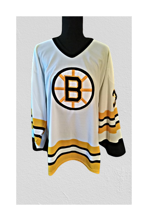 Primary image for NHL Vintage Boston Bruins CCM Replica Jersey 37 (Bergeron) Sz L