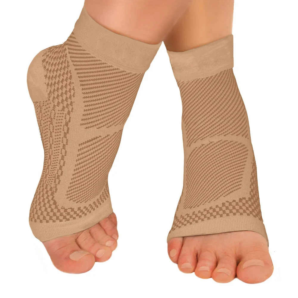 2PCS  Ankle ce Compression Foot Arch Support Sleeve,Relieves Achilles Te... - £81.56 GBP