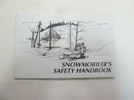 2002 Snowmobilers Safety Handbook Manual FACTORY OEM BOOK 02 - $20.06