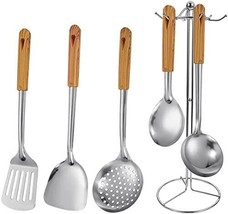 Johari Bazar  Utensil Set, 5 Piece Stainless Steel Cooking Utensil Set w... - $63.08