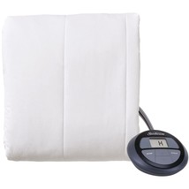 Sunbeam M1P Electric Mattress Pad, 13&quot;x11&quot;, White 2 Piece - £65.42 GBP