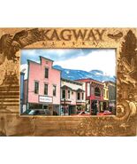 Skagway Alaska Laser Engraved Wood Picture Frame Landscape (8 x 10) - $964.29 MXN