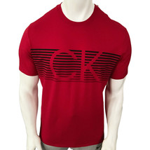 Nwt Calvin Klein Msrp $54.99 Mens Red Crew Neck Short Sleeve T-SHIRT Size S M Xl - £17.97 GBP