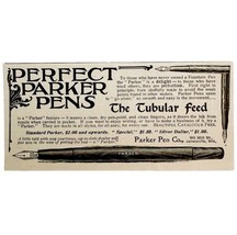 George Parker Silver Dollar Pen 1897 Advertisement Victorian Writing ADB... - $28.02 CAD