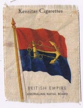 British Empire Australian Naval Board Kensitas Cigarettes Silk Trade Card - £3.08 GBP