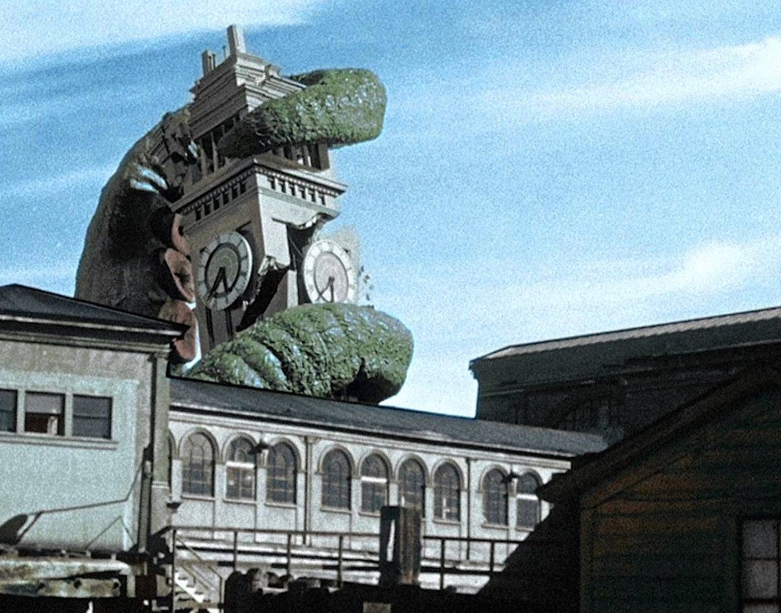 1955’s IT CAME FROM BENEATH THE SEA giant octopus crushes clock tower co... - $3.99