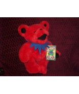 12&quot; Red Grateful Dead Bear Plush Toy With Tags By Steven Smith Liquid Bl... - $148.49
