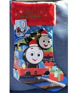 2023 Thomas the Train Tank Engine Blue Christmas Stocking HAPPY HOLIDAYS... - £13.32 GBP