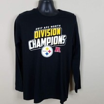 New Pro Line Pittsburgh Steelers T Shirt Size Medium 2017 Division Champions - £11.73 GBP