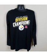 New Pro Line Pittsburgh Steelers T Shirt Size Medium 2017 Division Champ... - £11.73 GBP