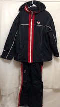 Fila Ski Team Jacket Overall Pants Sz Small Jacket Pants Large Winter Snow Board - £71.39 GBP
