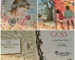 Vintage Little Golden Book GOD Childrens By Werner Watson USA 1977    SK... - $12.86