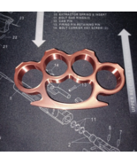 3D Printed N2 Copper Cosplay Knuckles Hand Ring Great Gift Full Size NOT... - $10.00