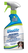 Woolite Advanced Pet Stain &amp; Odor Remover + Sanitize, 22 oz, 11521 - £7.80 GBP