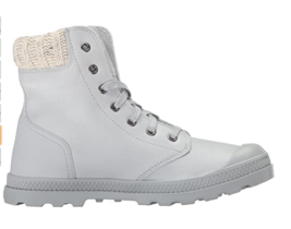 PALLADIUM Womens Boots Pampa Hi Knit Lp Hiking Grey/Blue Size US 9 95172... - $87.29