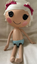 Lalaloopsy Suzette La Sweet Doll Full Size White Hair Pink Bows 2009 - £9.49 GBP