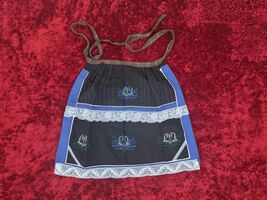 Kumanovsko Pol village folk clothing, antique hand woven woolen apron, a... - $35.00