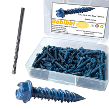 1/4 X 1-1/4&quot; Hex Head Concrete Screw Anchor (100Pcs) - £18.11 GBP