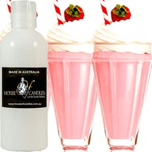 Strawberry Milkshake Scented Body Wash/Shower Gel/Bubble Bath/Liquid Soap - £10.22 GBP+