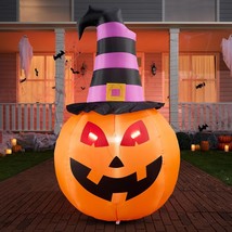 5 FT Halloween Inflatables Outdoor Decorations Pumpkin Inflatable Halloween Deco - $58.22