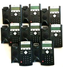 Lot of 8 Polycom SoundPoint IP 330 Phones - Base units only as-is untested  - £12.42 GBP