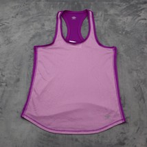 Umbro Shirt Womens S Purple Sleeveless Scoop Neck Racerback Activewear Tank Top - £17.88 GBP